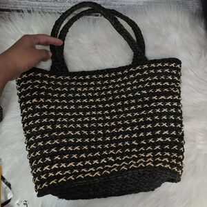 ANNABEL Ingall Australian 100 % Raffia Woven Basket Tote